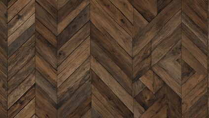 A beautifully detailed image showcasing the patterns and textures of chevron wood parquet, emphasizing craftsmanship