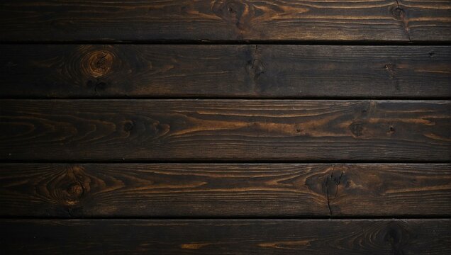 High-resolution image showcasing the detailed textures of dark-stained wooden planks arranged in a seamless pattern