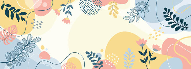 Color splash abstract background for design.Template banner and cover for social media ad, template special promo new arrival sale.