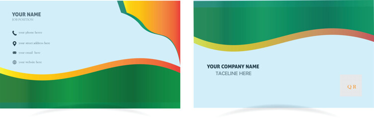  Creative And Clean Business Card Design Template