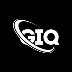 GIQ logo. GIQ letter. GIQ letter logo design. Initials GIQ logo linked with circle and uppercase monogram logo. GIQ typography for technology, business and real estate brand.