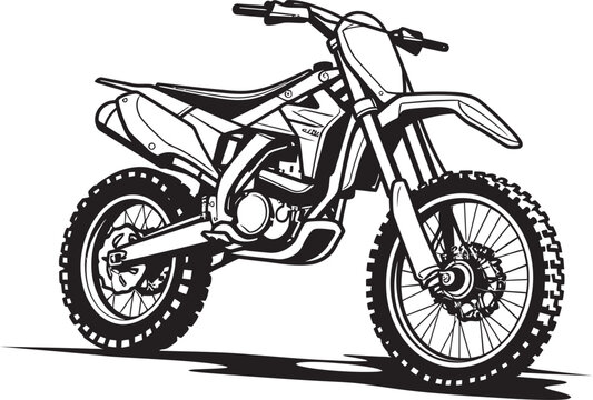 Daredevil Dirt Biking Iconic Vector Logo for Adventurous Souls Motocross Marvel Dirt Bike Emblem in Dynamic Vector Design