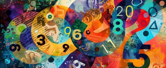 Colorful Numerology and Urban Collage