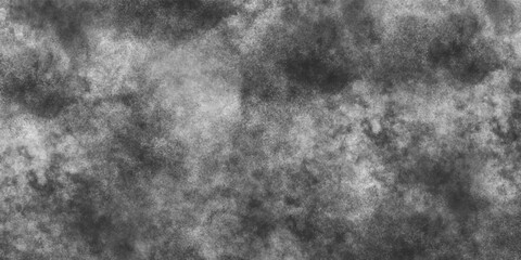 Abstract background with black and white marble texture. Gray concrete and cement grunge wall. Fog or smoke isolated on black backdrop gray painted paper textured canvas. Cement or stone texture.