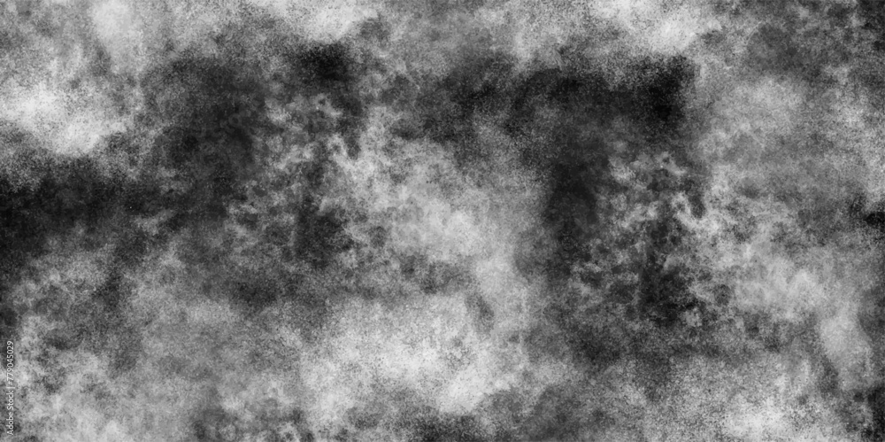 Aufkleber abstract background with black and white marble texture. gray concrete and cement grunge wall. fog o
