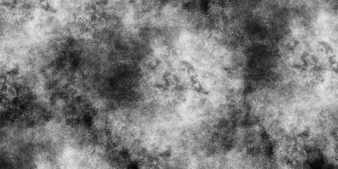 Abstract background with black and white marble texture. Gray concrete and cement grunge wall. Fog or smoke isolated on black backdrop gray painted paper textured canvas. Cement or stone texture.