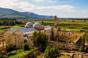 Selcuk, Turkey - March 29 2014: Remains of Basilica of Saint John in Selcuk