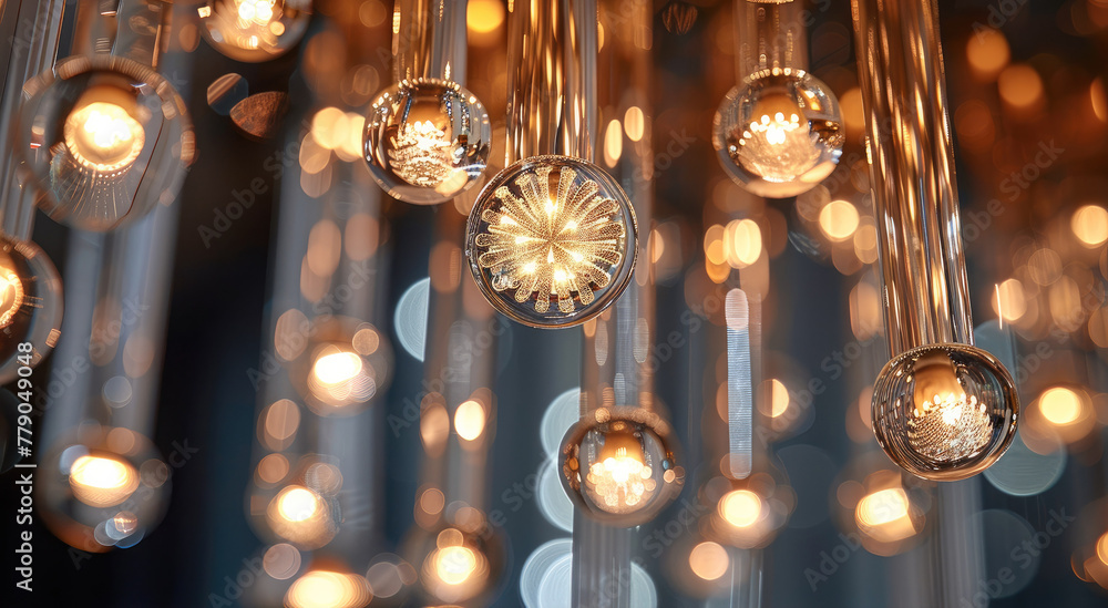 Poster modern chandelier spot light crystal lighting crystal shape in the form of long high-precision pens.