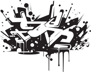 Graffiti Galaxy Gathering A Celestial Assembly of Graffiti Artists in Vector Form Tagged Terrain Tribute A Tribute to the Evolution of Graffiti in Vectors