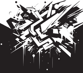 Spray Stroke Spectrum Exploring Graffiti Styles in Vector Graphics Urban Expression Extravaganza Celebrating Urban Creativity in Vectors