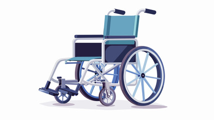 Fototapeta na wymiar Wheelchair medical equipment icon illustration vect