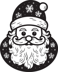 Santas Sneaker Squad Hip Footwear Clad Claus Logo in Vector Retro Claus Redux Vintage Inspired Artwork in Vector Format