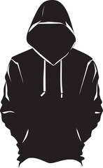 City Nomad Urban Man in Hoodie Vector Logo Hooded Hero Stylish Man in Hoodie Vector Icon