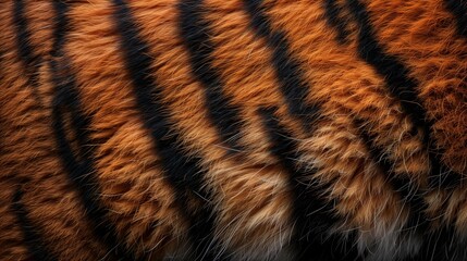 Tiger fur background. - obrazy, fototapety, plakaty