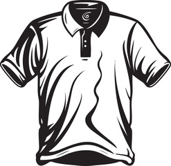 Trendy Tradition Polo T Shirt Vector Emblem Stylish Statement Polo T Shirt Vector Logo Icon