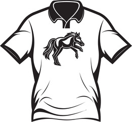 Stylish Statement Polo T Shirt Vector Logo Icon Urban Elegance Polo T Shirt Vector Symbol