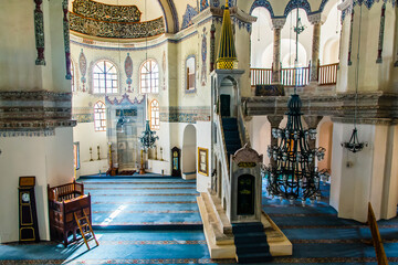 Istanbul, Turkey - March 18 2014: The interior of the Little Hagia Sophia in Istanbul