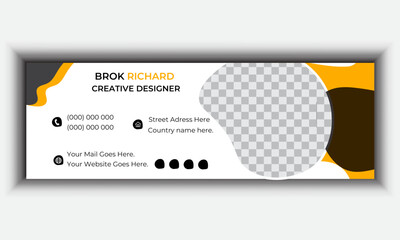 Creative email signature