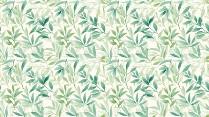 Acacia leaves, intricate patterns, soft green on white - obrazy, fototapety, plakaty