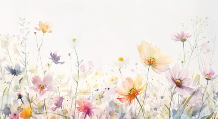 Obraz na płótnie Canvas field of flowers
