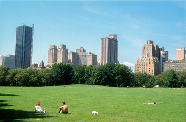 Le jardin de la cité, Central Park, New York, USA