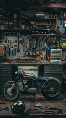 Dedication to Detail: The Art and Necessity of Motorcycle Maintenance in a Vintage Setup