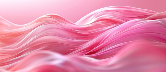 Detailed view of a pastel pink background with gentle, wavy lines creating a soothing and elegant texture.