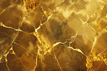 A textured gold marble surface, the tactile pattern inviting touch, with veins of gold that appear to rise and fall like the contours of a golden landscape. 32k, full ultra HD, high resolution - obrazy, fototapety, plakaty