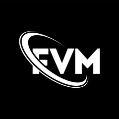 FVM logo. FVM letter. FVM letter logo design. Initials FVM logo linked with circle and uppercase monogram logo. FVM typography for technology, business and real estate brand.