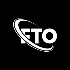 FTO logo. FTO letter. FTO letter logo design. Initials FTO logo linked with circle and uppercase monogram logo. FTO typography for technology, business and real estate brand.