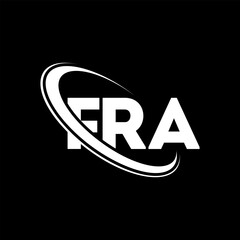 FRA logo. FRA letter. FRA letter logo design. Initials FRA logo linked with circle and uppercase monogram logo. FRA typography for technology, business and real estate brand.