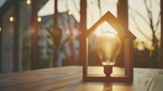 The Conceptual Light Bulb House