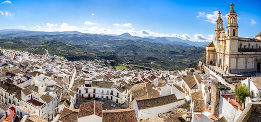 La Olvera beautiful village in Andalusia