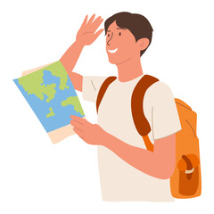 People Traveling Character