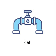 Oil  Icon Symbol vector graphics.