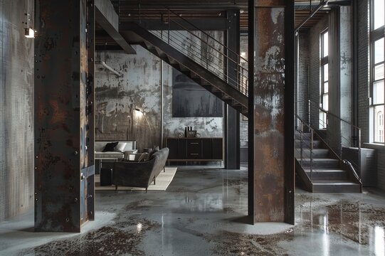 Immerse yourself in the industrial chic of metal texture that infuses spaces with a sense of urban edge and mechanical allure