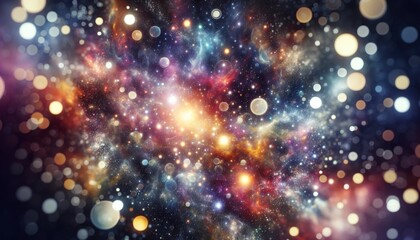 Obraz na płótnie Canvas Abstract galaxy background with stars and nebula.