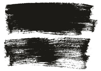 Hand Drawn Flat Paint Brush Thick Long Background High Detail Abstract Vector Background Set 