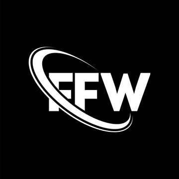 FFW logo. FFW letter. FFW letter logo design. Initials FFW logo linked with circle and uppercase monogram logo. FFW typography for technology, business and real estate brand.