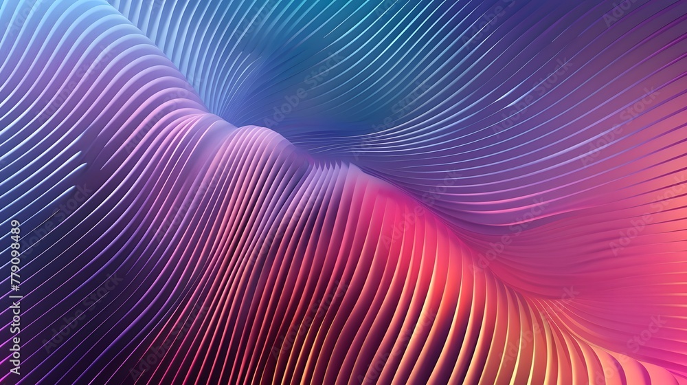 Poster a colorful abstract image with a purple and pink wave. the image is full of vibrant colors and has a