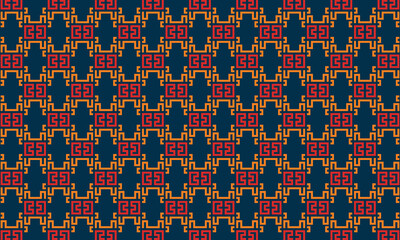 Elevate your designs with a burst of vibrant colors in this unique geometric pattern.