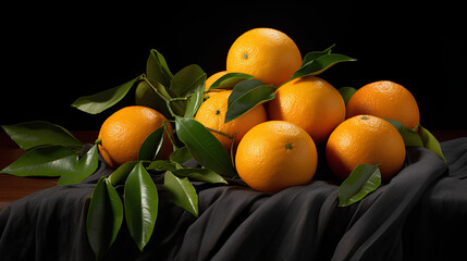 Juice oranges. Summer fresh citrus. Fruits background
