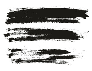 Hand Drawn Round Sponge Thin Artist Brush Long Background High Detail Abstract Vector Background Set 