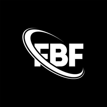FBF logo. FBF letter. FBF letter logo design. Initials FBF logo linked with circle and uppercase monogram logo. FBF typography for technology, business and real estate brand.
