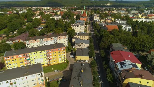 Beautiful Housing Estate Wejherowo Osiedle Bloki Aerial View Poland