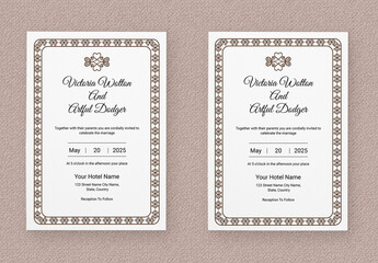 Wedding Card Template