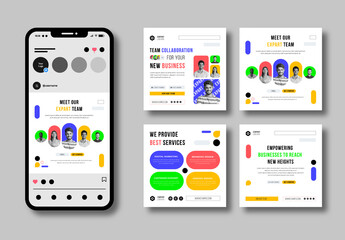 Corporate Social Media Layout