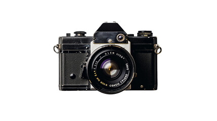 Fototapeta premium Camera on a white background.