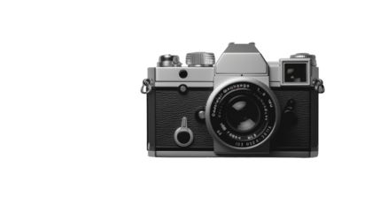 Camera on a white background.