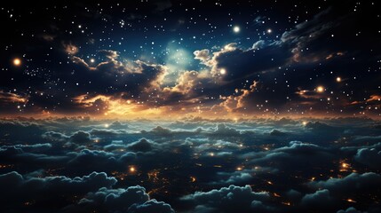 starry night sky - Powered by Adobe